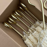 Ex Hire Package // Set of 12 Cream Ribbon Trim Umbrellas 'Vintage' #4764
