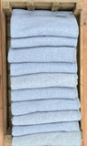 Ex Hire Set of 10 Grey Fleece Wraps (Half Blanket Size) #1008