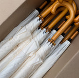 Ex Hire Package // Set of 25 Ivory Umbrellas #5455