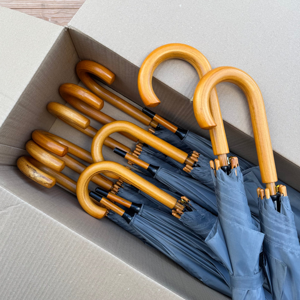 Ex Hire Package // Set of 16 Grey Umbrellas #4545