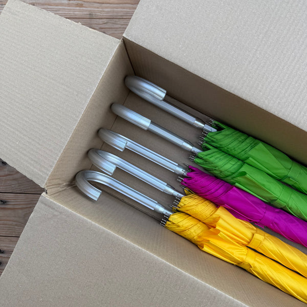 Ex Hire Package // Set of 5 Vibrant Colour Umbrellas #753