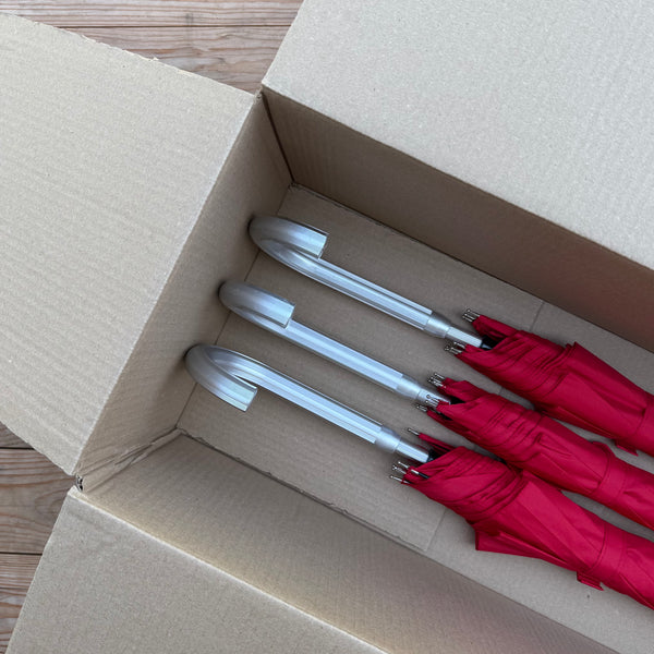 Ex Hire Package // Set of 3 Lovely Red Umbrellas #834