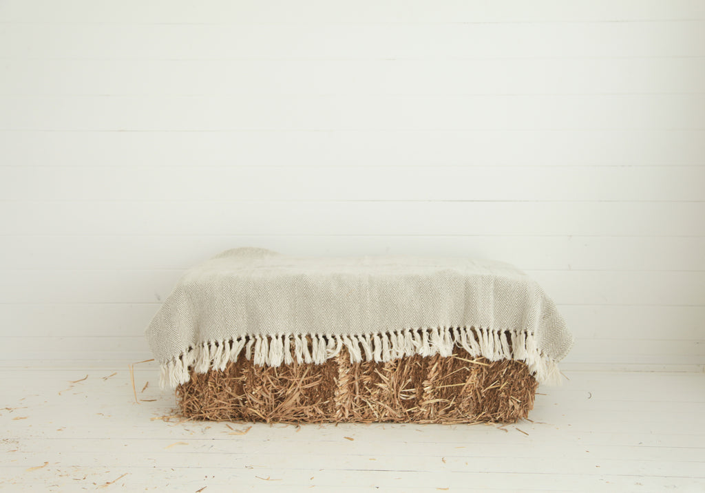 Cotton Hay Bale Blankets ideal for creating outdoor seating, campfire
