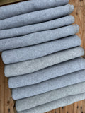 Ex Hire Set of 10 Grey Fleece Wraps (Half Blanket Size) #1007