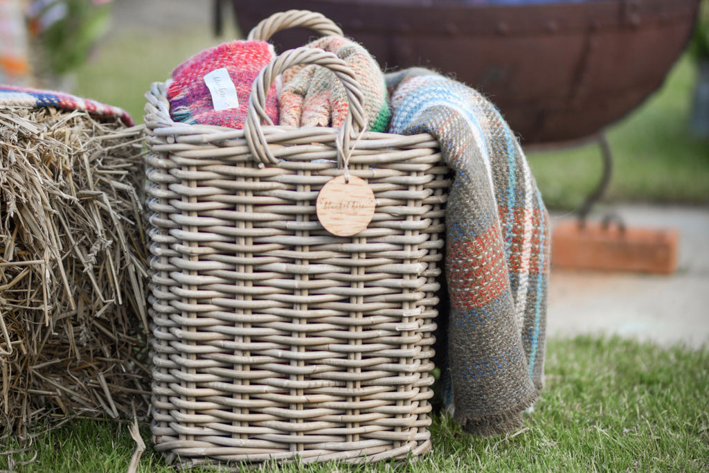 Willow Blanket Basket - Matches our very popular Willow Umbrella Stand and  Styling Props – Brolly Bucket